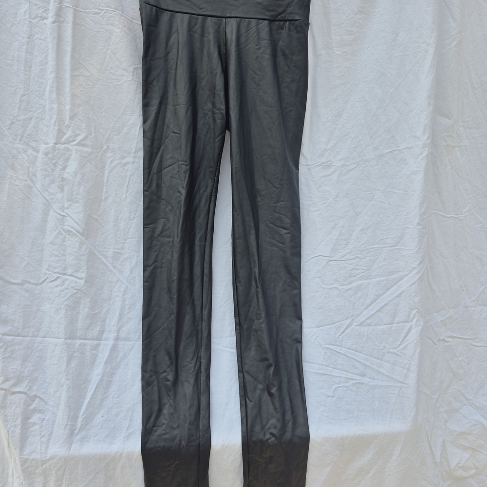 Cherish Black Faux Leather Leggings